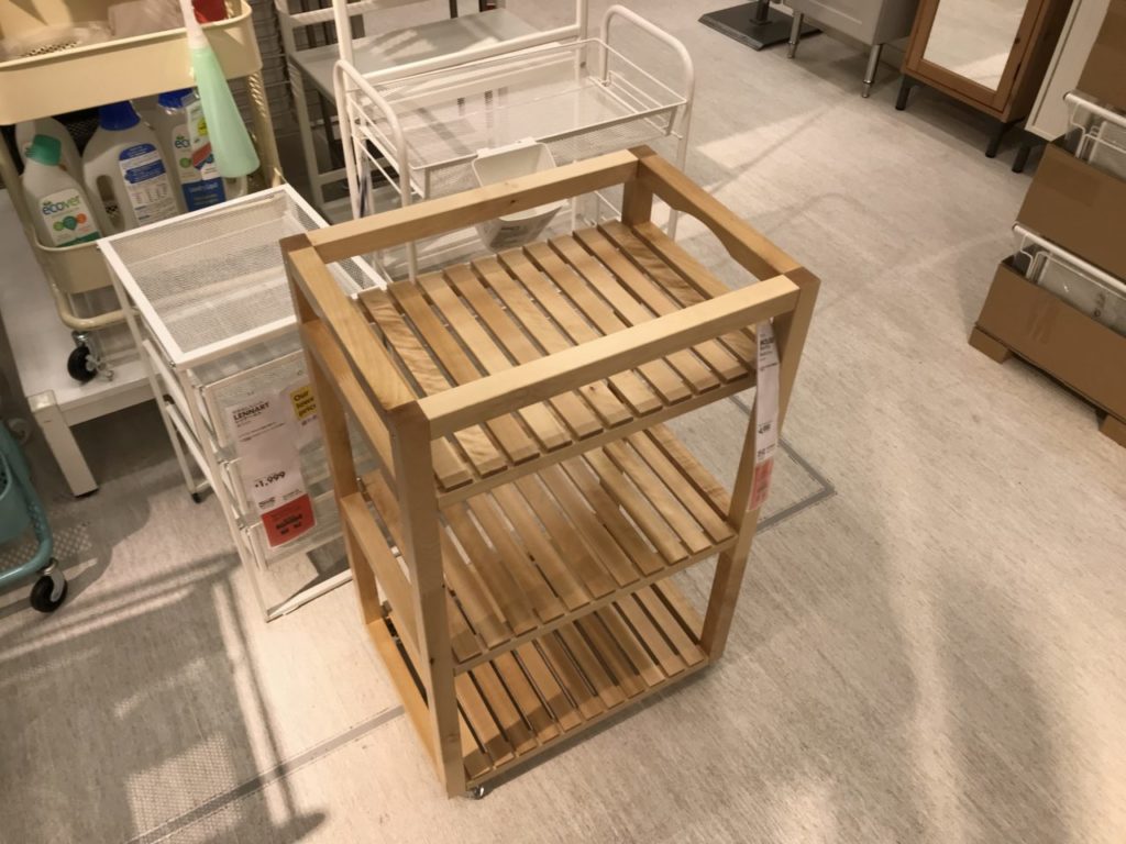 まとめ買いでお得まとめ買いでお得IKEA 木製ワゴン イケア モルゲル